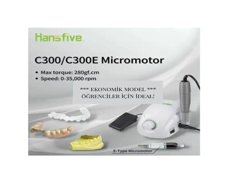 HANSFIVE RITH - C300E ECONOMY MASAÜSTÜ MİKROMOTOR E TİPİ