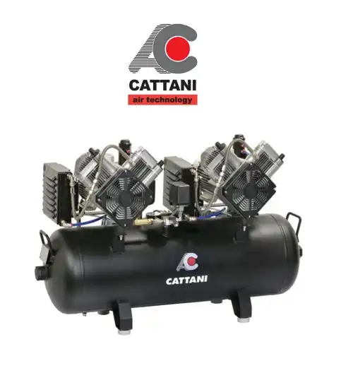 CATTANI AC400 KURUTUCULU KOMPRESÖR 2 KAFALI 4 SİLİNDİRLİ