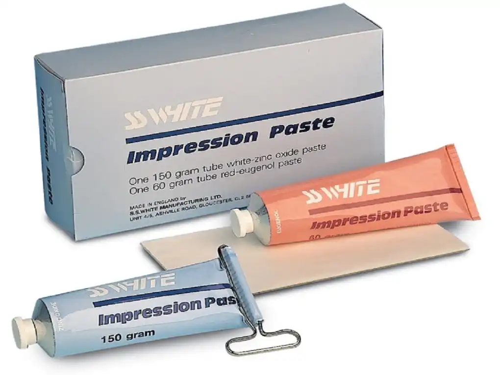 SS WHITE IMPRESSION PASTE ÇİNKO OKSİT OJENOL İÇERİKLİ ÖLÇÜ MATERYALİ