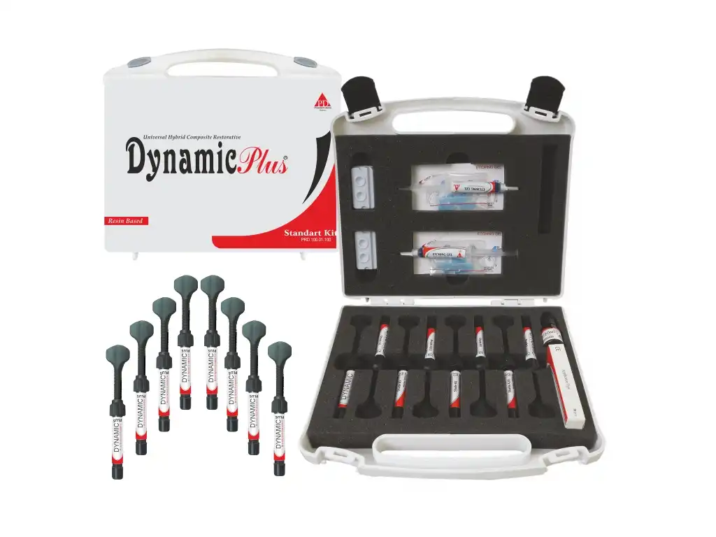 PRESIDENT DENTAL DYNAMIC PLUS MİKRO HİBRİT KOMPOZİT REGULAR SET