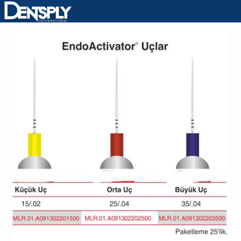 DENTSPLY ENDO-ACTIVATOR UÇLARI 25LİK PKT.