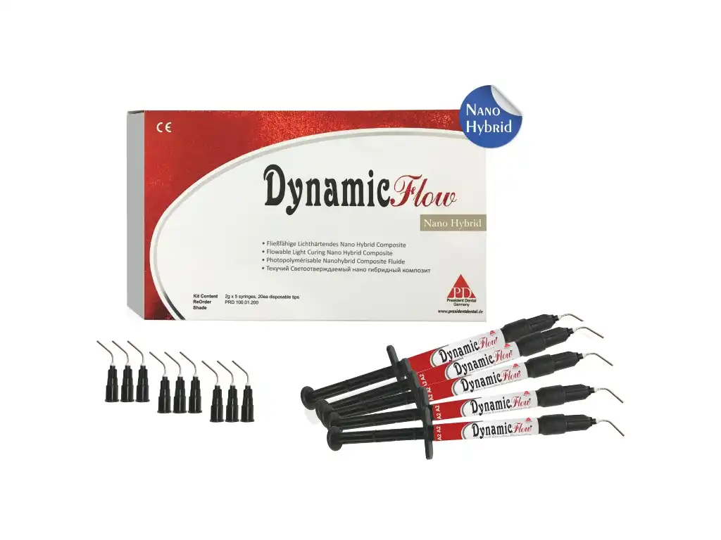 PRESIDENT DENTAL DYNAMIC FLOW AKIŞKAN KOMPOZİT SET