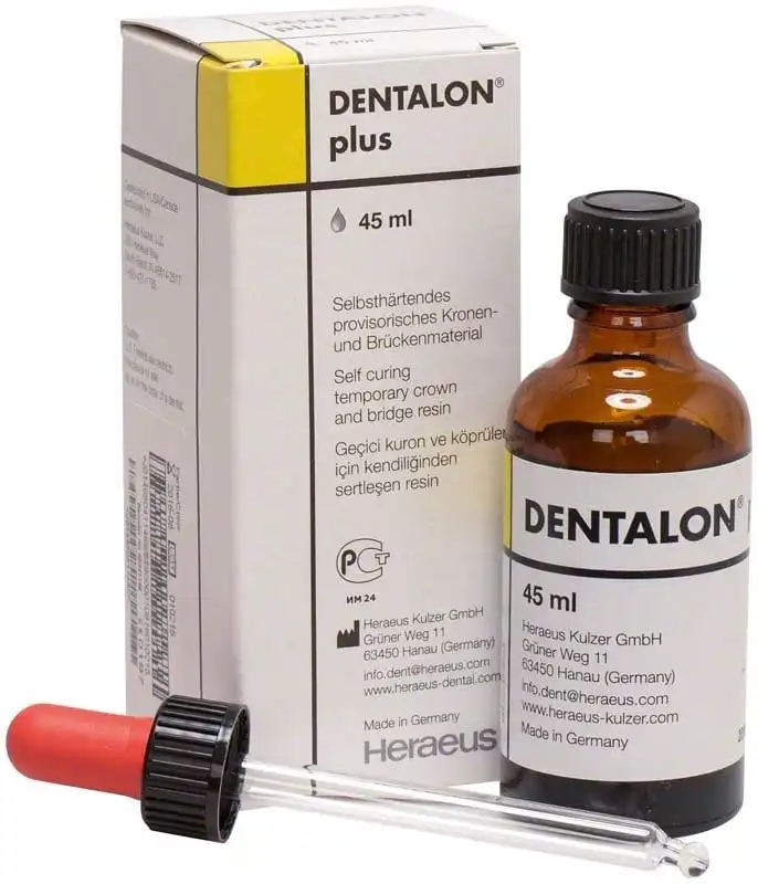 KULZER DENTALON PLUS GEÇİCİ KRON KÖPRÜ AKRİLİK LİKİTİ 45 ML