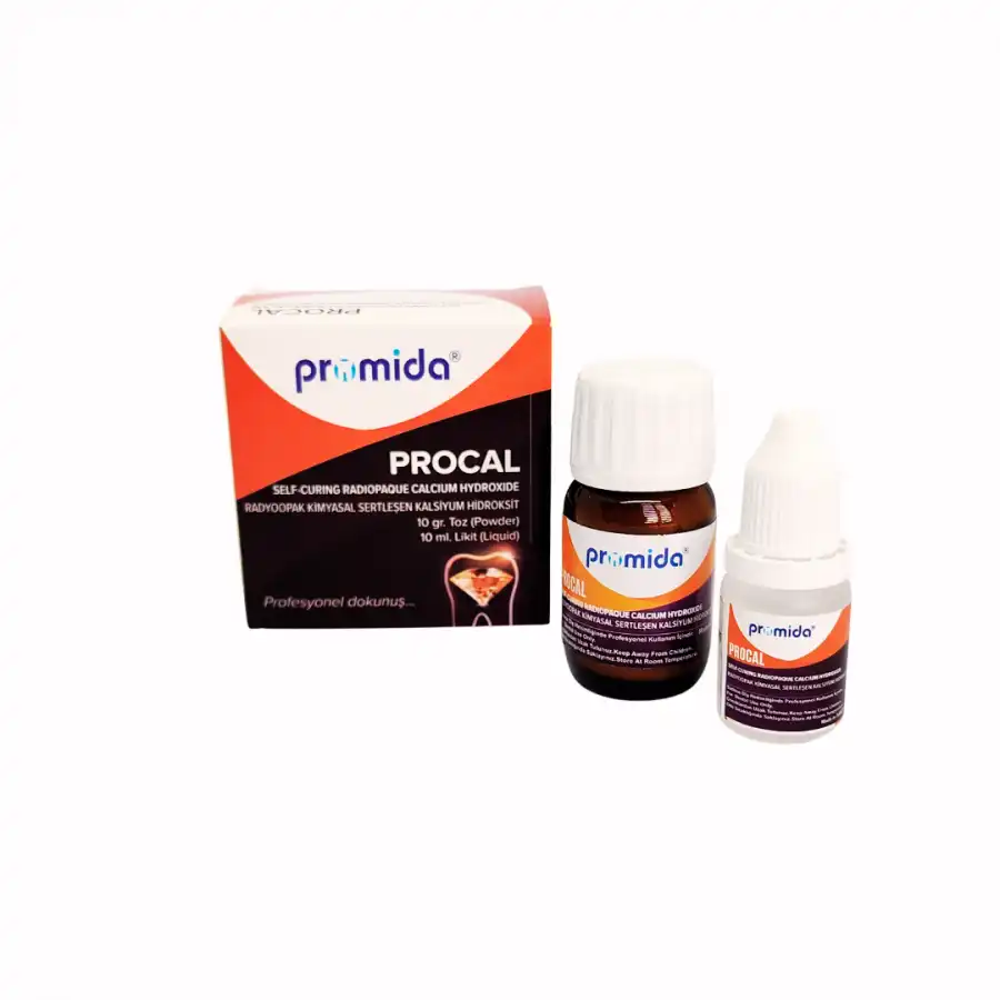 PROMİDA PROCAL - RADYOPAK KALSİYUM HİDROKSİT (*10 GR TOZ + 10 ML LİKİT)