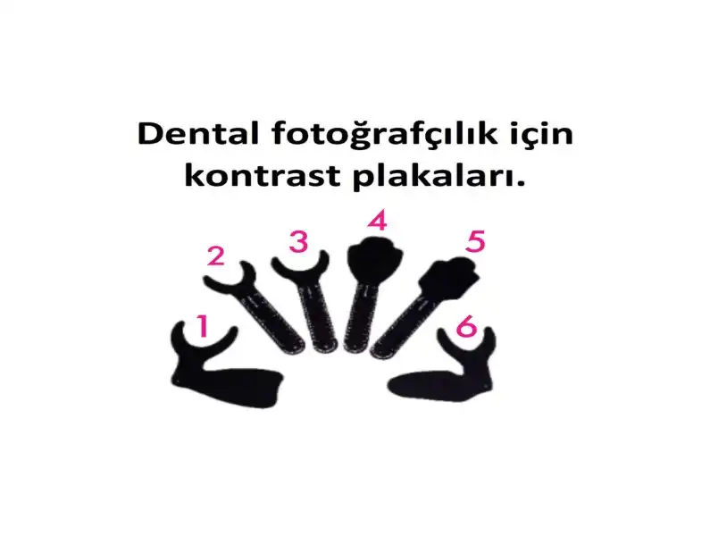 İDA DENTAL FOTOĞRAFÇILIK İÇİN KONTRAST PLAKALARI