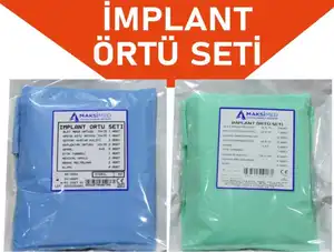 MAKSİ-MED CERRAHİ İMPLANT ÖRTÜ SETİ (İMPLANT ÖRTÜSÜ)