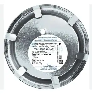 DENTAURUM KROŞE TELİ TAM YUVARLAK BÜYÜK KANGAL (0.60 MM - 225 METRE)